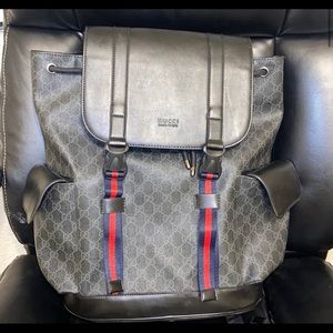 GUCCI black backpack! Perfect condition like brand new